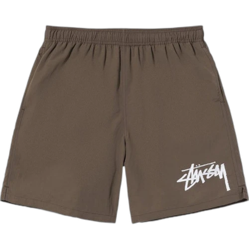 Stussy Big Stock Water Shorts Brown