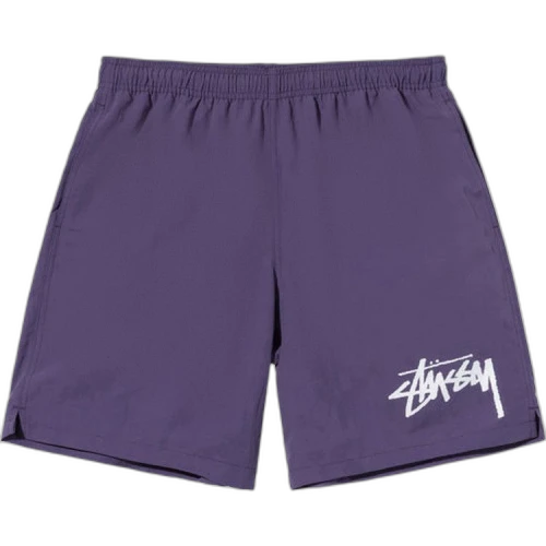 Stussy Big Stock Water Shorts Purple