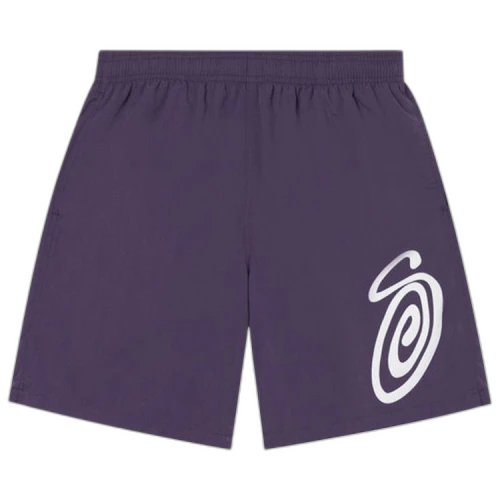 Stussy Curly S Water Short 'Purple'