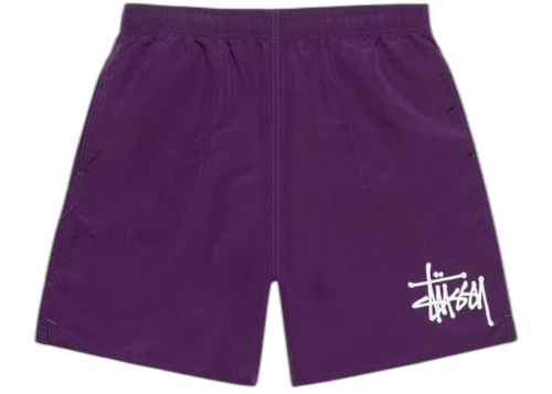 Stussy Big Basic Water Shorts Plum