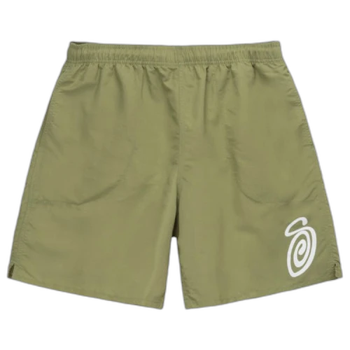 Stussy Curly S Water Short Sage