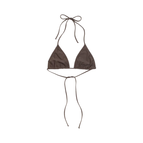Stussy Triangle Bikini Top 'Brown'