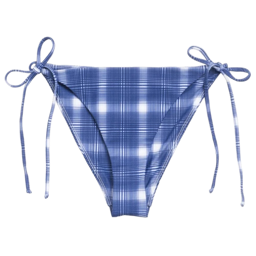 Stussy Side Tie Bikini Bottom 'Navy Plaid'