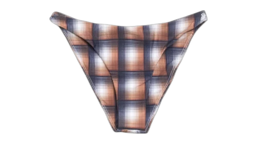 Stussy Women's Bikini Bottom Brown Plaid