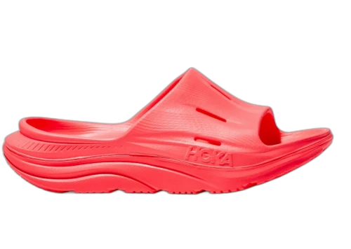 Hoka One One Ora Recovery Slide 3 Neon Flame