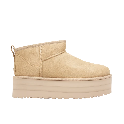 UGG Classic Ultra Mini Platform Brown Driftwood Womens