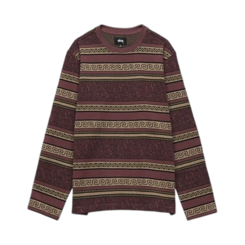 Stussy Sumatra Long-Sleeve Tee 'Maroon'