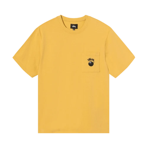 Stussy 8 Ball Pocket Crew 'Mustard'