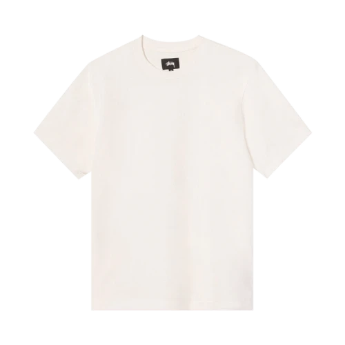Stussy Stock Logo Short-Sleeve Crew 'Natural'