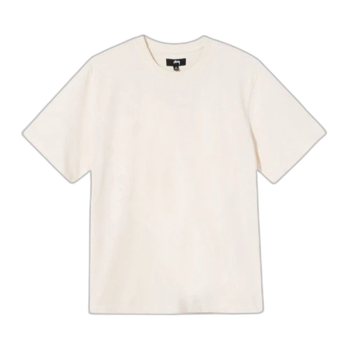 Stussy Stock Logo Short-Sleeve Crew 'Oatmeal'