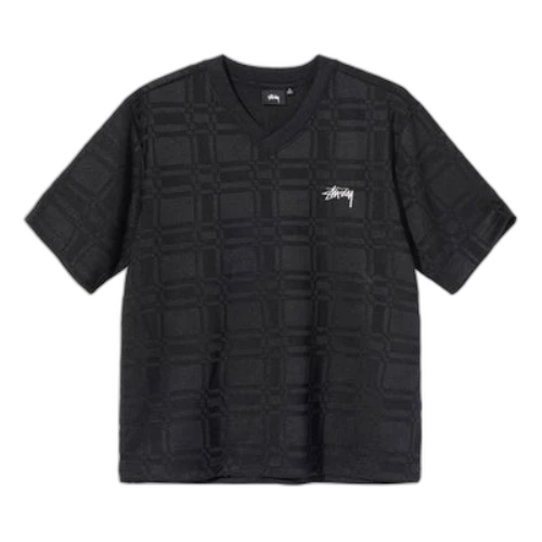 Stussy Pattern Loose Short Sleeve Unisex Black