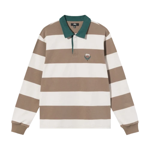 Stussy Big Stripe Rugby 'Natural'
