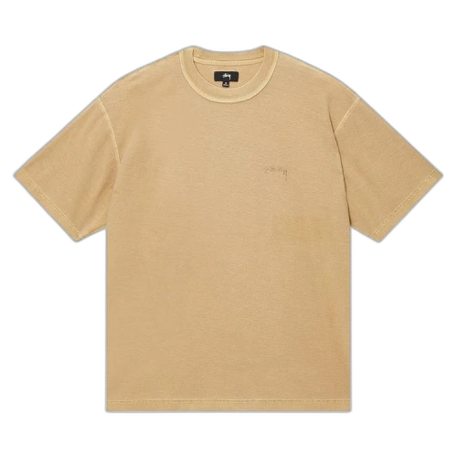 Stussy Pigment Dyed Inside Out Crew 'Amber Gold'