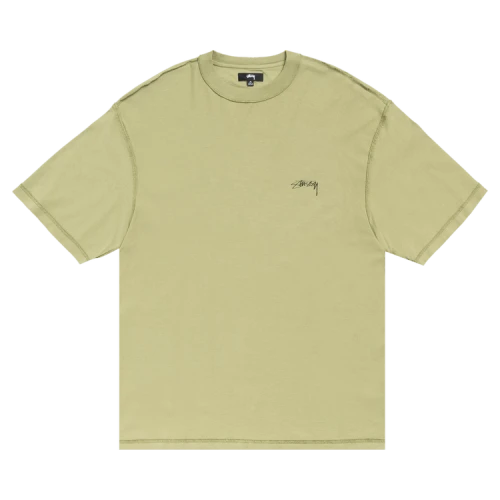 Stussy Lazy T-Shirt 'Light Olive'