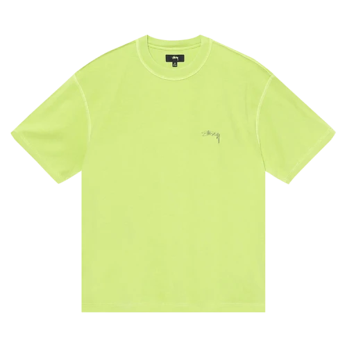 Stussy Pigment Dyed Inside Out Crew 'Lime'