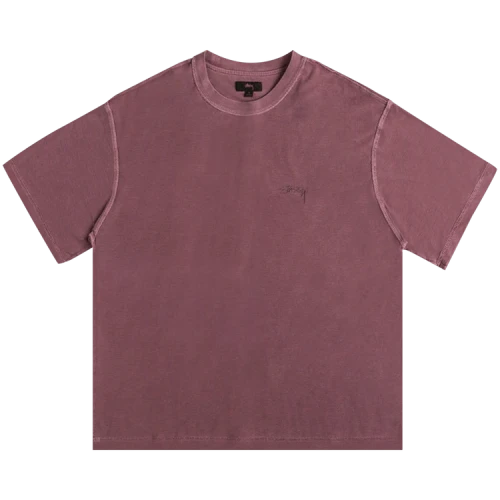 Stussy Pigment Dyed Inside Out Crew 'Plum'