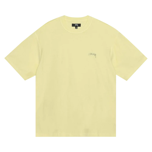 Stussy Lazy Short-Sleeve Tee 'Yellow'