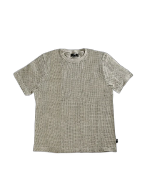 Stussy Cotton Mesh SS Crew Bone