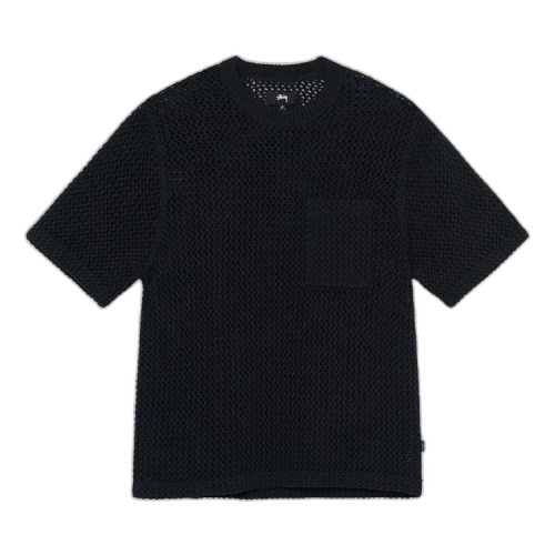Stussy O'Dyed Mesh Crew 'Black'