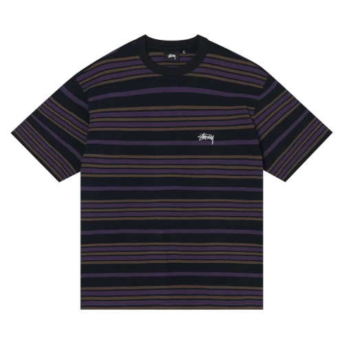 Stussy Alton Stripe Crew 'Black'