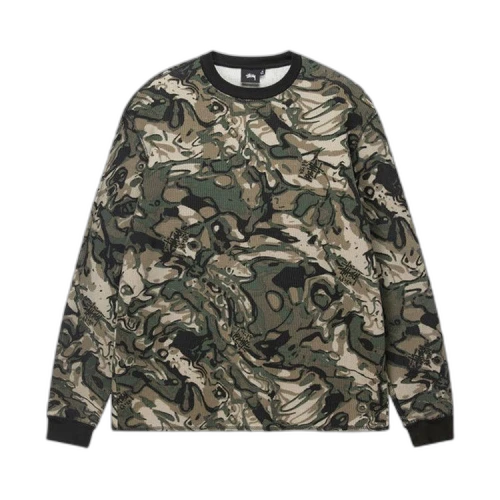 Stussy Basic Stock Long-Sleeve Thermal 'Veil Camo'