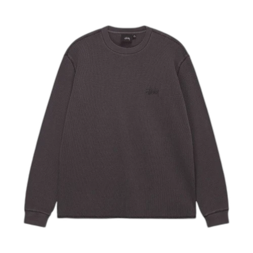 Stussy Basic Stock Long-Sleeve Thermal 'Washed Black'