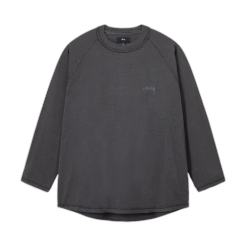 Stussy Inside Out L/S Raglan Faded Black