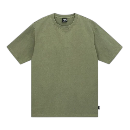 Stussy Heavyweight Pigment Dyed Crew Olive