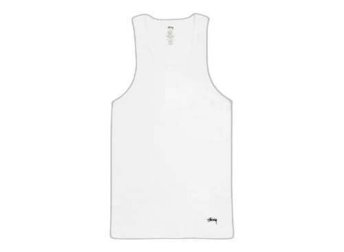 Stüssy Undershirt Tank 3 Pack White