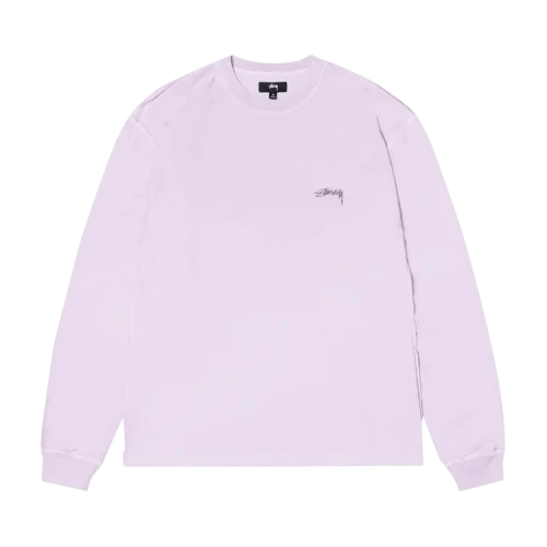 Stussy Lazy Long-Sleeve Tee 'Lilac'