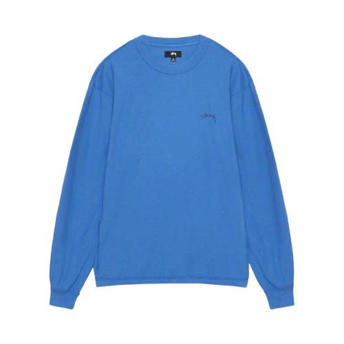 Stussy Lazy Long-Sleeve Tee 'Ocean'