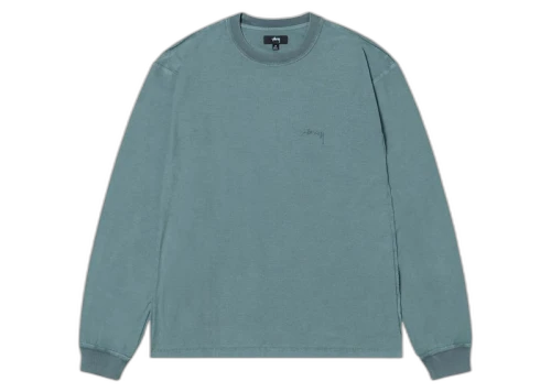 Stussy Lazy Long Sleeve Tee Teal