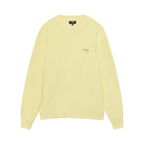 Stussy Lazy Long-Sleeve Tee 'Yellow'