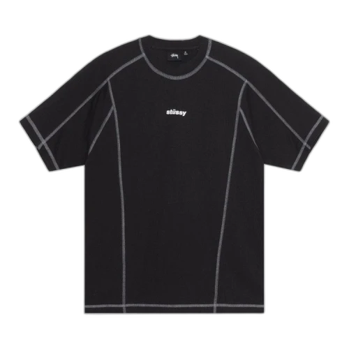 Stussy Wave Cotton Crew Black
