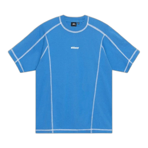 Stussy Wave Cotton Crew Blue