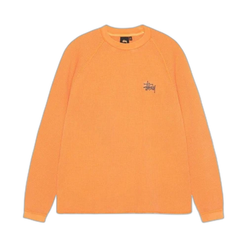 Stussy Raglan Thermal L/S Crew Orange