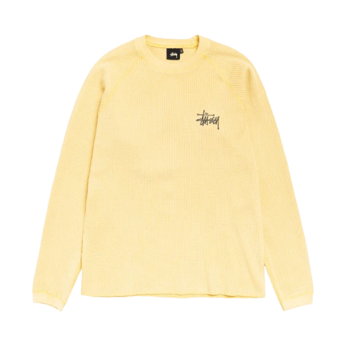 Stussy Basic Stüssy Thermal 'Pale Yellow'