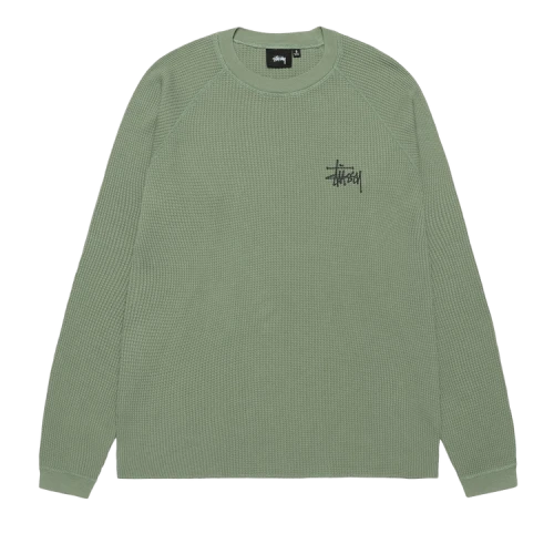 Stussy Basic Thermal Sage