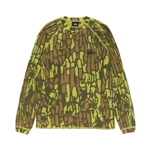 Stussy Basic Stüssy Thermal 'Tree Bark Camo'