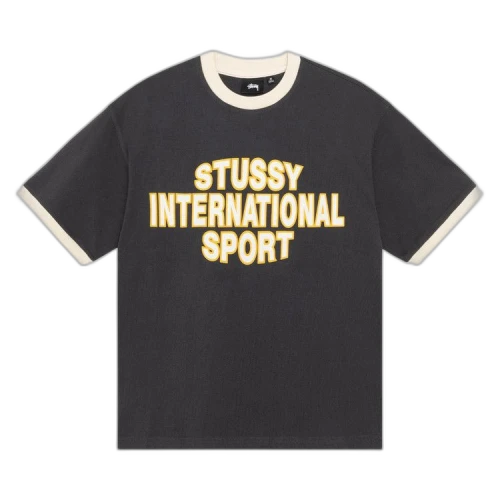 Stussy Sport Ringer Tee 'Black'