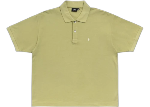Stussy Classic Pique Polo Leaf