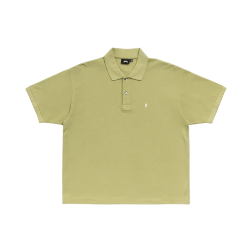 Stussy Classic Pique Polo 'Leaf'