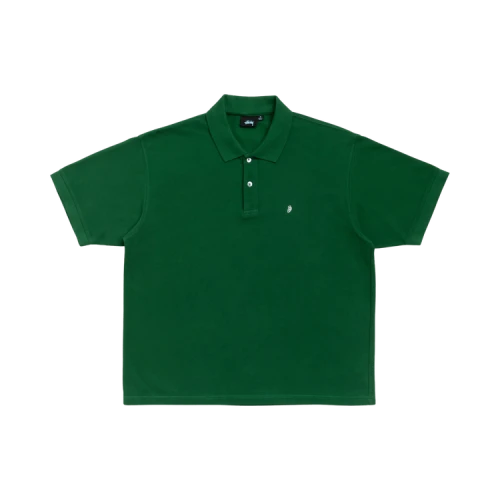 Stussy Classic Pique Polo 'Pine'