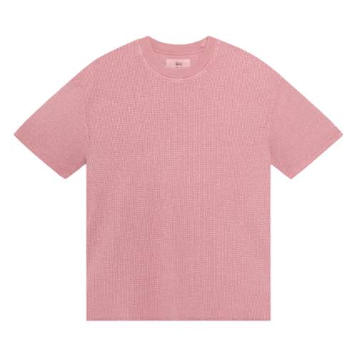 Stussy Pigment Dyed Short-Sleeve Thermal 'Berry'