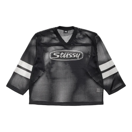 Stussy Trucker Cap Team Jersey Black