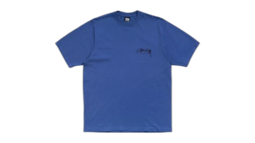 Stussy Beach Roots Pigment Dyed Tee Indigo