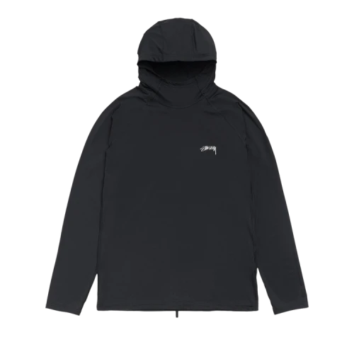 Stussy Hooded Rash Guard 'Black'