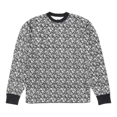 Stussy Pigment Dyed Long-Sleeve Thermal 'Bones'