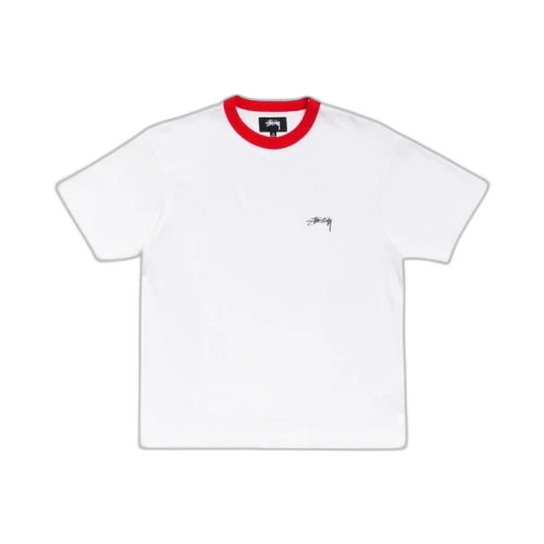 Stussy Ringer Tee 'White'