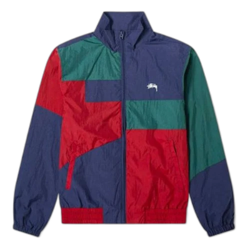 Stussy Unisex Panel Track Jacket Multicolor